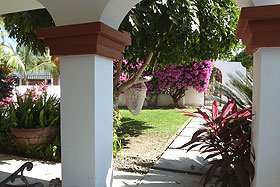 Villa view from front door