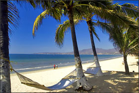 Beach in Bucerias, Mexico
