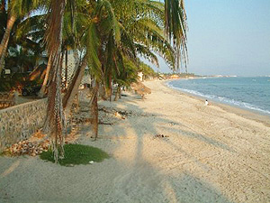 Beach in Bucerias, Mexico
