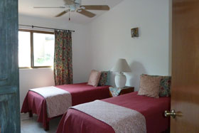 Twin beds in Bucerias villa rental